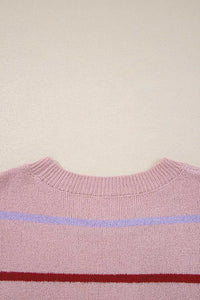 Striped Drop Shoulder Long Sleeve Sweater 100100465681268 45 Affordable Fashion Under $100 Jerry's Apparel 
