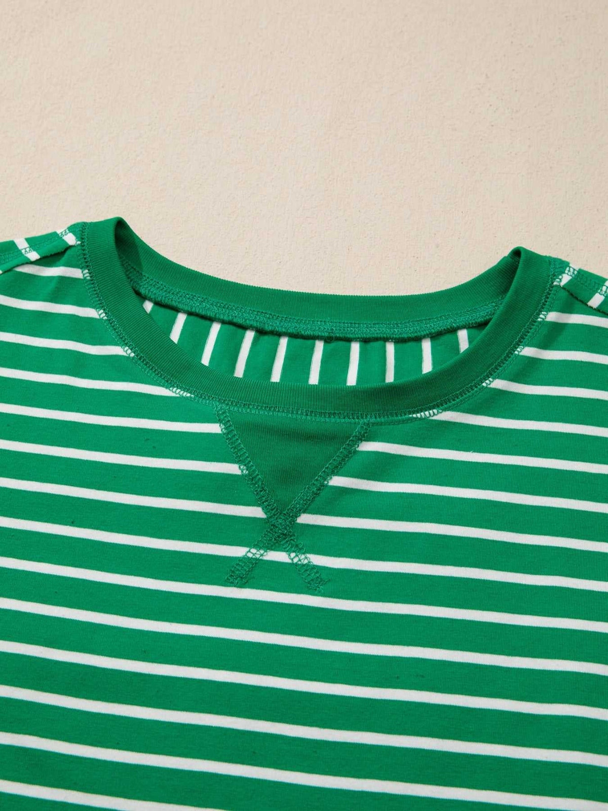 Striped Short Sleeve Relaxed-Fit T-Shirt 100100681651130 29 Affordable Fashion Under $100 Jerry's Apparel 