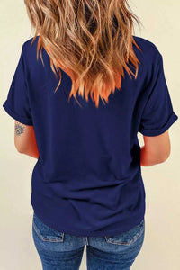 AMERICA Round Neck Relaxed T-Shirt 100100605928824 32 Affordable Fashion Under $100 Jerry's Apparel 