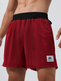 Men's Plus Size Elastic Waist Shorts