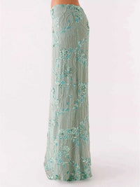 Sequin Embroidered Maxi Skirt 100100873081320 70 Affordable Fashion Under $100 Jerry's Apparel 