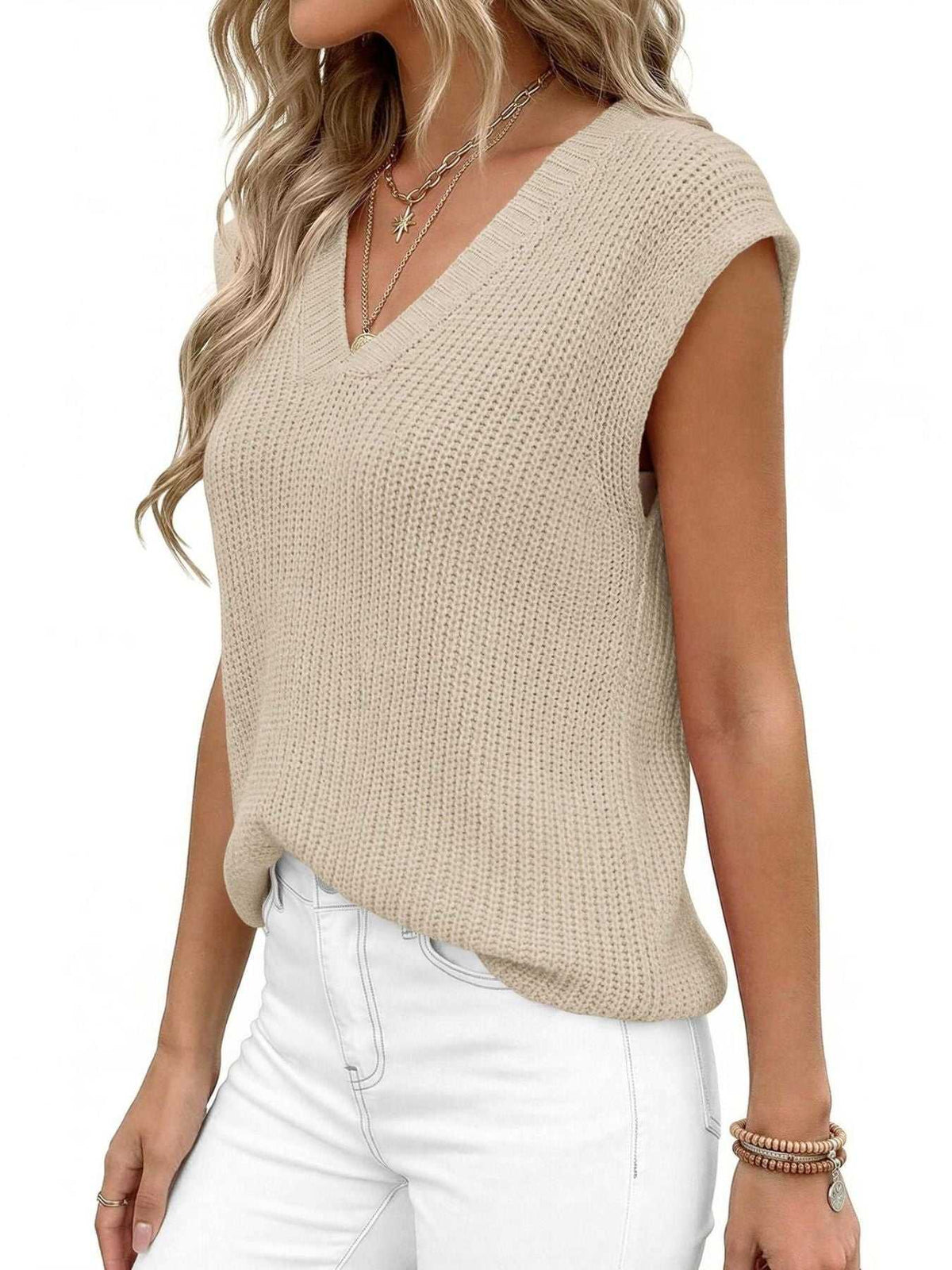 V-Neck Sweater Vest 100100981725445 37 Affordable Fashion Under $100 Jerry's Apparel 