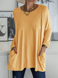 Full Size Round Neck Long Sleeve T-Shirt