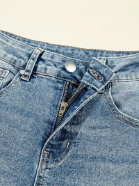 Vintage Washed Seam Detail Shift Jeans 100100563839679 76 Affordable Fashion Under $100 Jerry's Apparel 