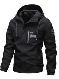 Men's Plus Size Hooded Outdoor Windproof Jacket 100400020555946 71 Affordable Fashion Under $100 Jerry's Apparel 