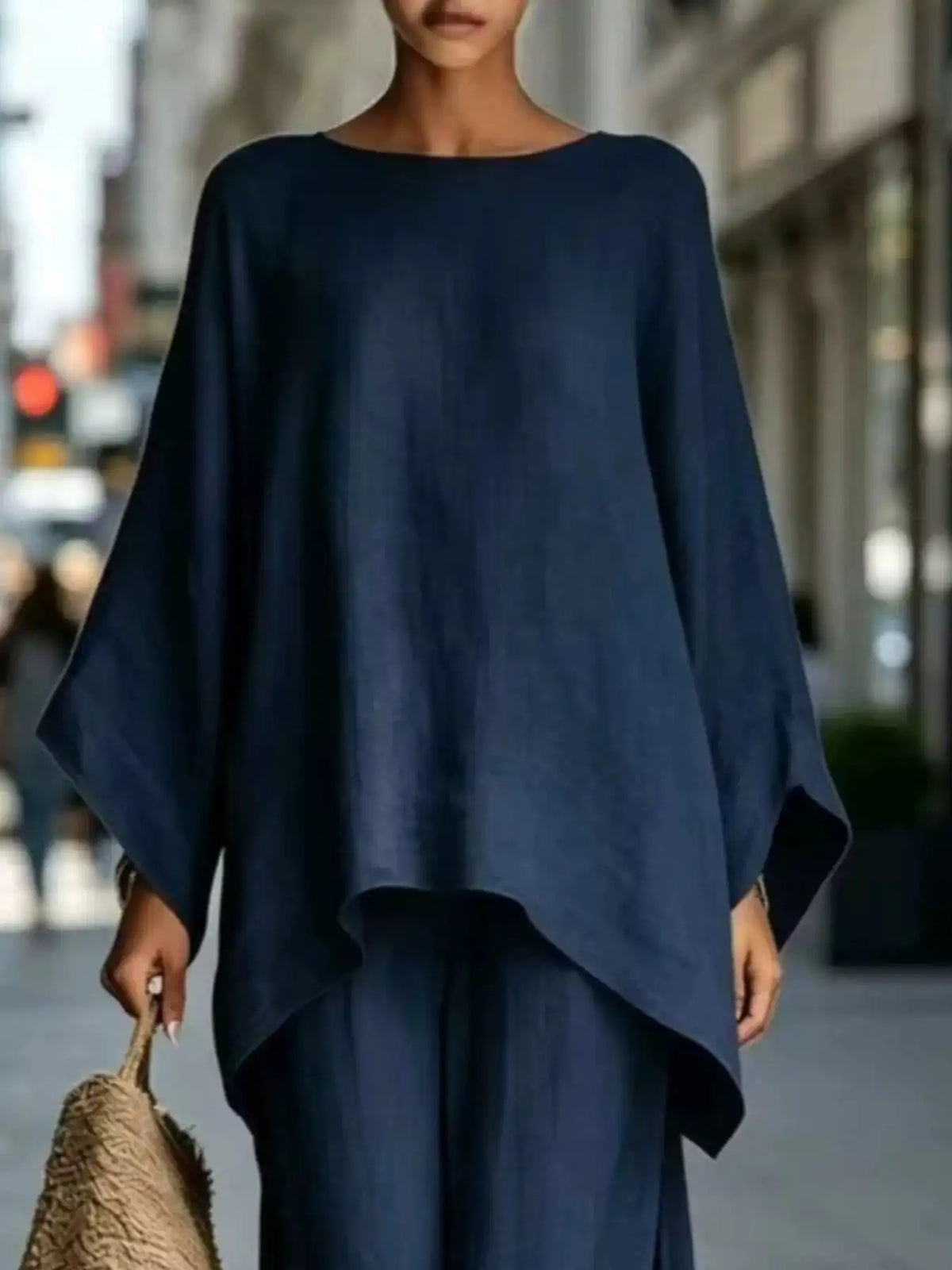 Full Size Batwing Sleeve Top and Wide-Leg Pants Set Plus Size 101001179587547 49 Affordable Fashion Under $100 Jerry's Apparel 