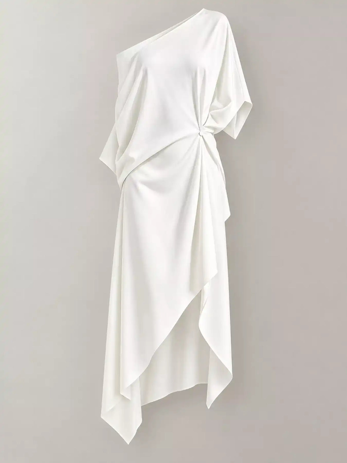 Full Size One-Shoulder Asymmetric Hem Midi Dress Plus Size 101001732260581 53 Gifts for Her Jerry's Apparel 
