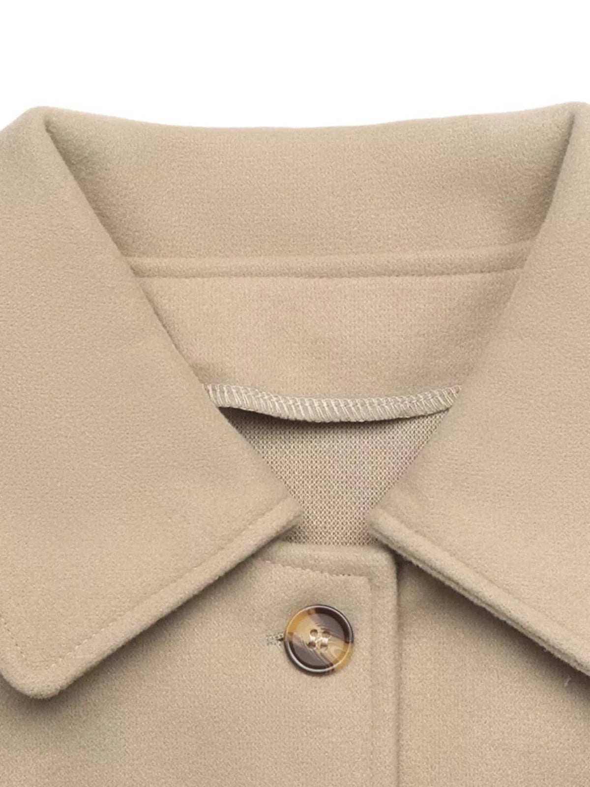 Collared Neck Button Up Jacket 100100656616397 47 Affordable Fashion Under $100 Jerry's Apparel 