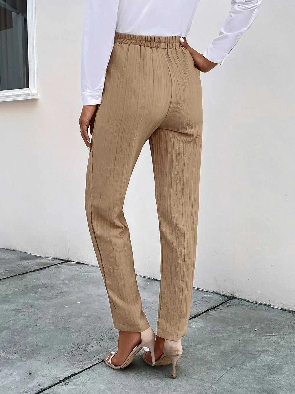 Perfee Texture Drawstring Pants with Pockets 100102326921939 30 Affordable Fashion Under $100 Jerry's Apparel 