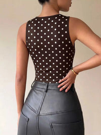 Polka Dot Cowl Neck Bodysuit 100100191422082 27 Affordable Fashion Under $100 Jerry's Apparel 