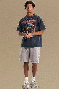 Men's Graphic Round Neck Half Sleeve T-Shirt
