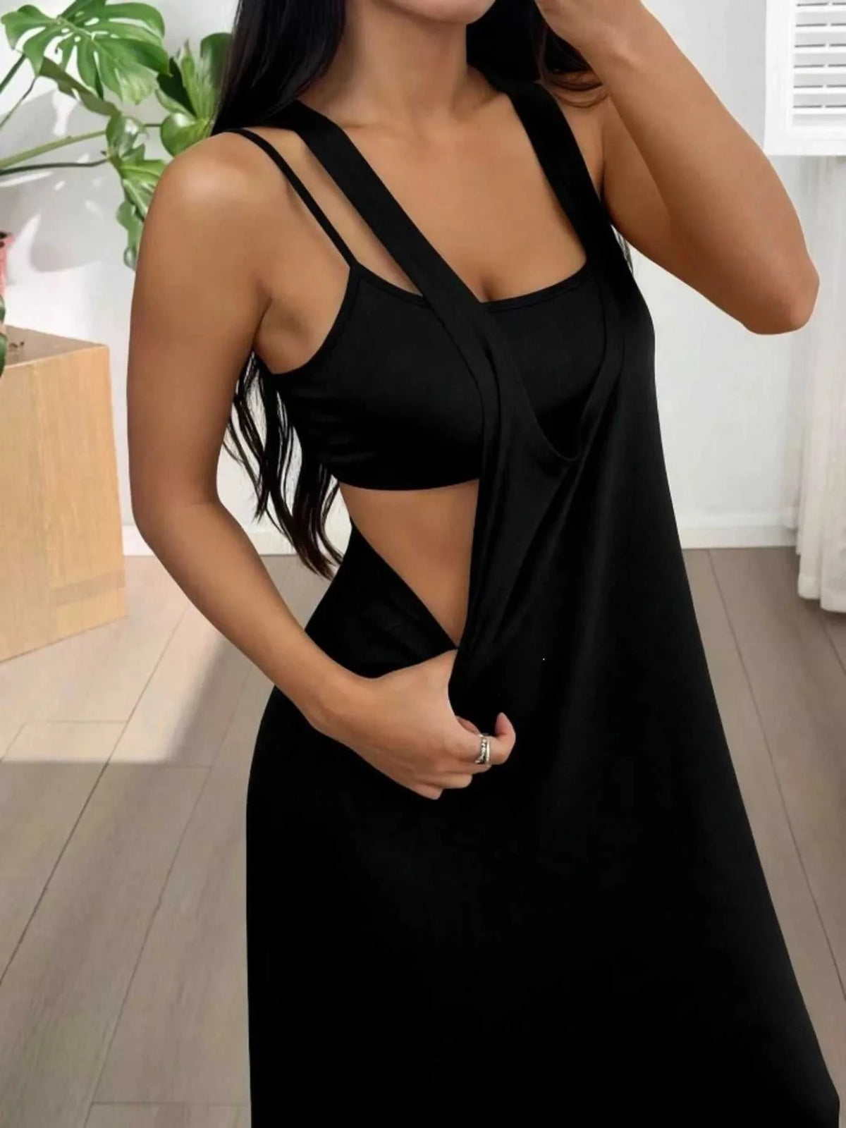Scoop Neck Cami and Maxi Dress Set 100100537904163 34 Affordable Fashion Under $100 Jerry's Apparel 