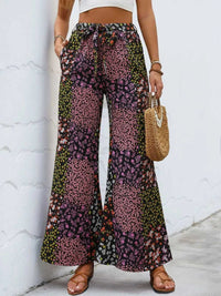 Floral High Rise Wide Leg Pants 100100533351423 25 Seasonal Fashion Collections Jerry's Apparel 