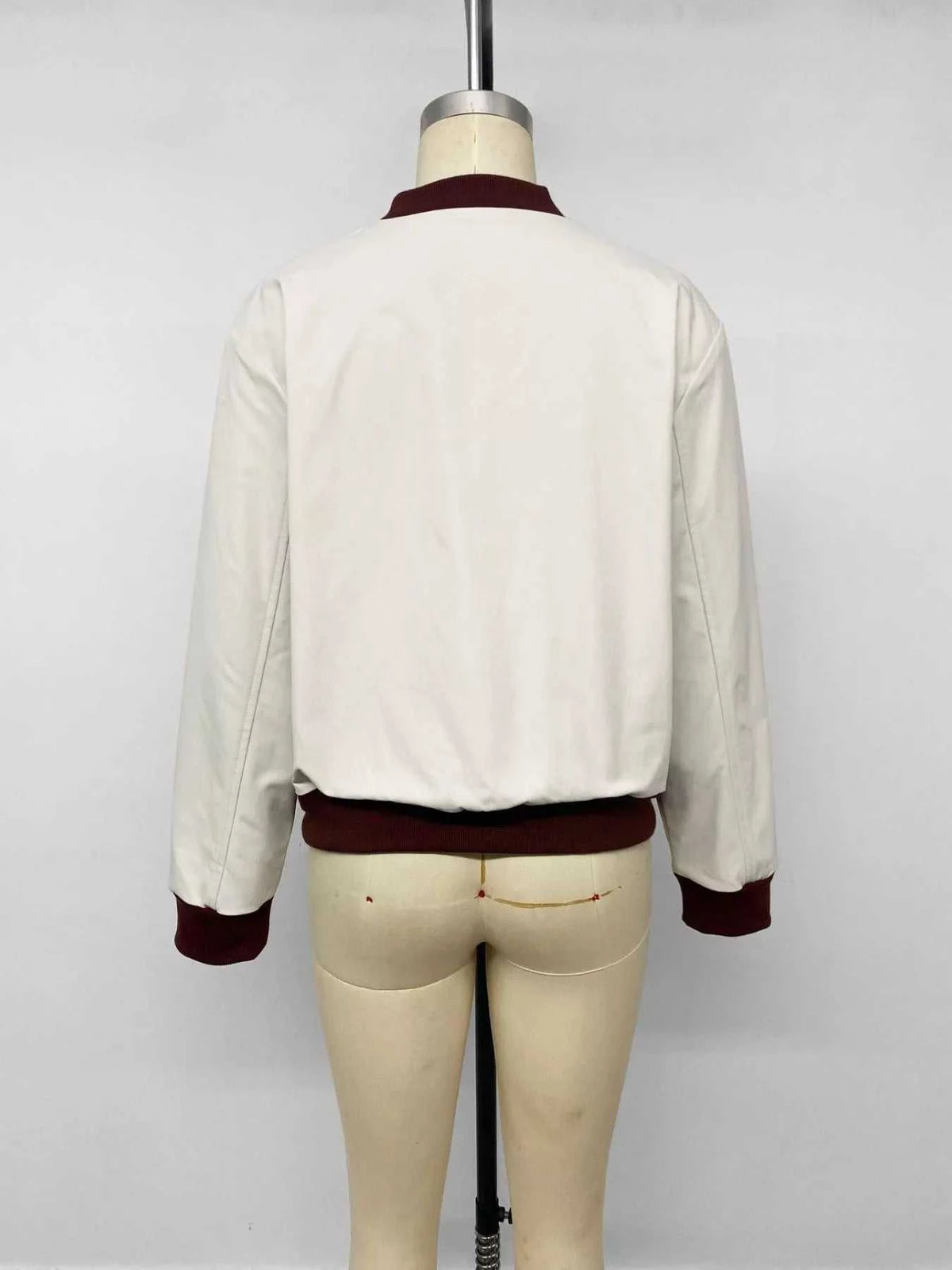 Contrast Trim Zip Up Jacket 100100872147330 50 Seasonal Fashion Collections Jerry's Apparel 