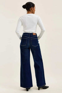 Judy Blue High-Waisted Wide-Leg Dark Wash Jeans 100100334461649 71 Affordable Fashion Under $100 Jerry's Apparel 