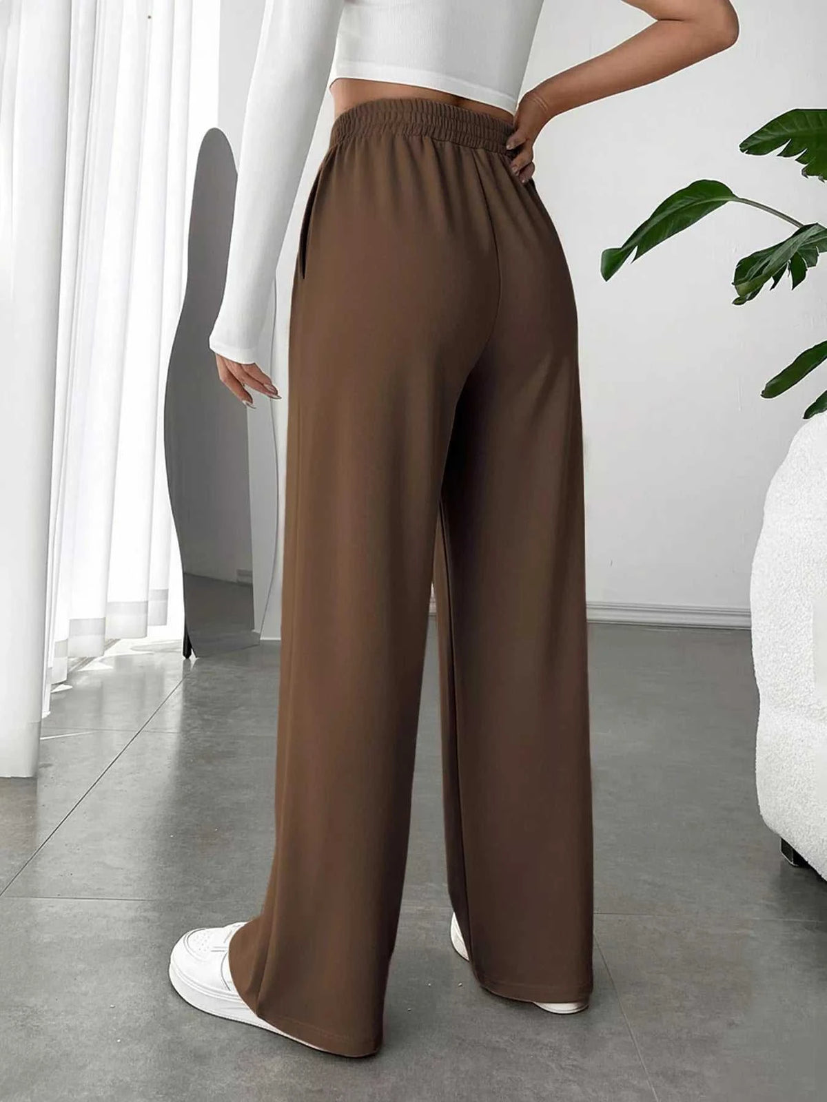 Wide Leg High Waist Pants 100100422231982 34 Affordable Fashion Under $100 Jerry's Apparel 