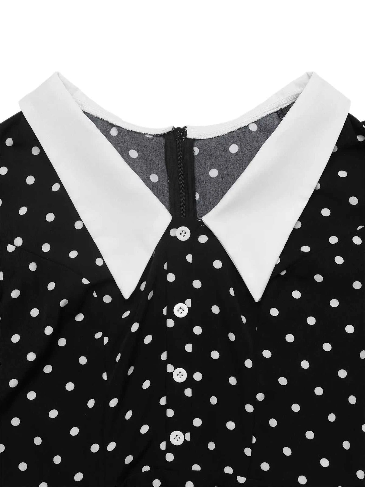 Polka Dot Peter Pan Collar Dress 100100006908393 52 Affordable Fashion Under $100 Jerry's Apparel 