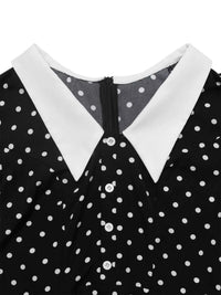 Polka Dot Peter Pan Collar Dress 100100006908393 52 Affordable Fashion Under $100 Jerry's Apparel 