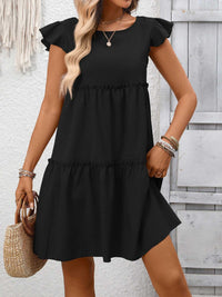 Ruffle Sleeve Tiered Mini Dress 100100406659839 28 Affordable Fashion Under $100 Jerry's Apparel 
