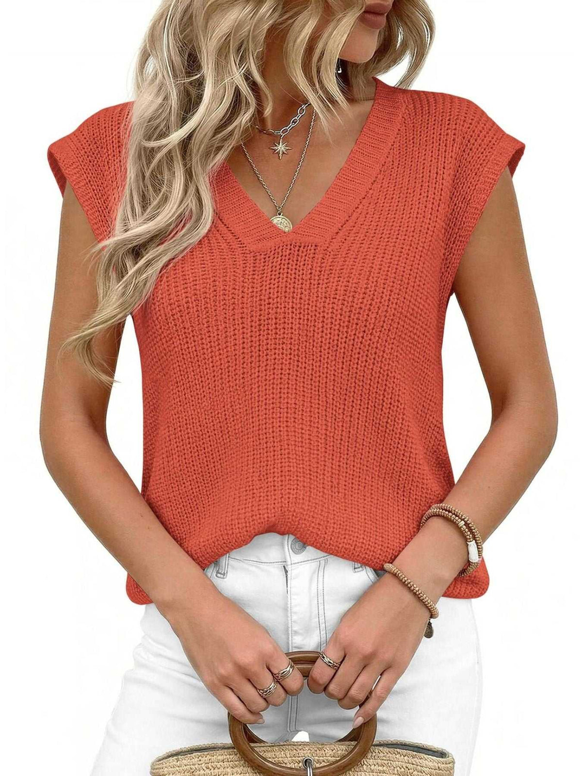 V-Neck Sweater Vest 100100981725445 37 Affordable Fashion Under $100 Jerry's Apparel 