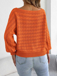 Cable Knit Boat Neck Sweater 101002602212115 36 Affordable Fashion Under $100 Jerry's Apparel 