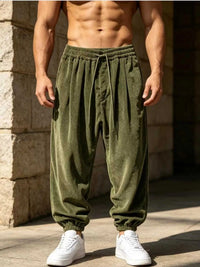 Men's Plus Size Corduroy Loose-Fit Joggers 104001740904586 56 Affordable Fashion Under $100 Jerry's Apparel 