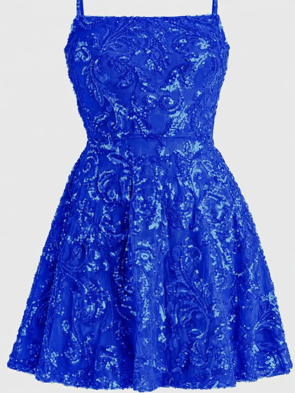 Sequin Square Neck Mini Dress 101001434570366 56 Women's Dress Gifts for Her Jerry's Apparel 