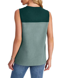 Color Block Round Neck Tank 100100795101366 16 Affordable Fashion Under $100 Jerry's Apparel 