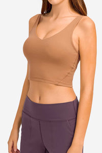 Millennia Deep V-Neck Crop Sports Bra 100100684956780 24 Affordable Fashion Under $100 Jerry's Apparel 