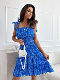 Polka Dot Square Neck Mini Cami Dress 100100988333377 31 Affordable Fashion Under $100 Jerry's Apparel 