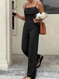 Lace Trim Wide Leg Jumpsuit 100100862590127 34 Affordable Fashion Under $100 Jerry's Apparel 