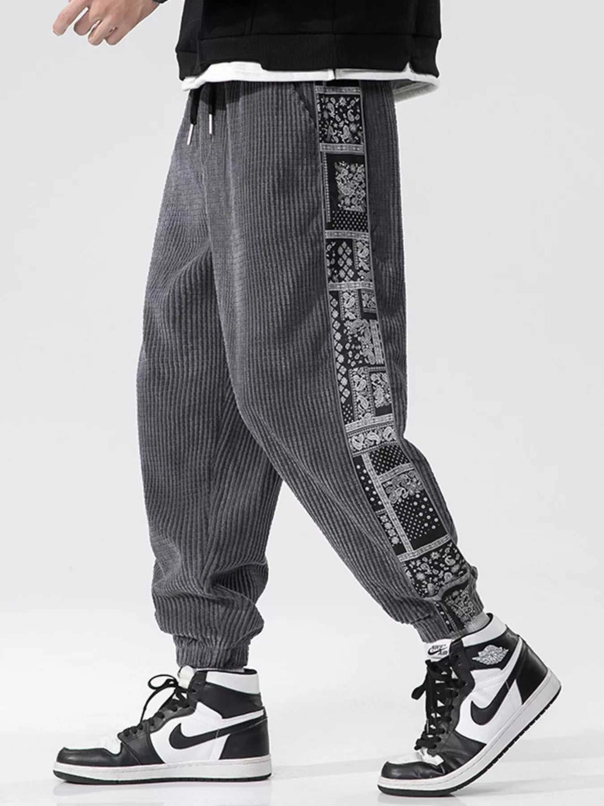 Men's Plus Size Loose Fit Corduroy Joggers 104001393638202 43 Affordable Fashion Under $100 Jerry's Apparel 