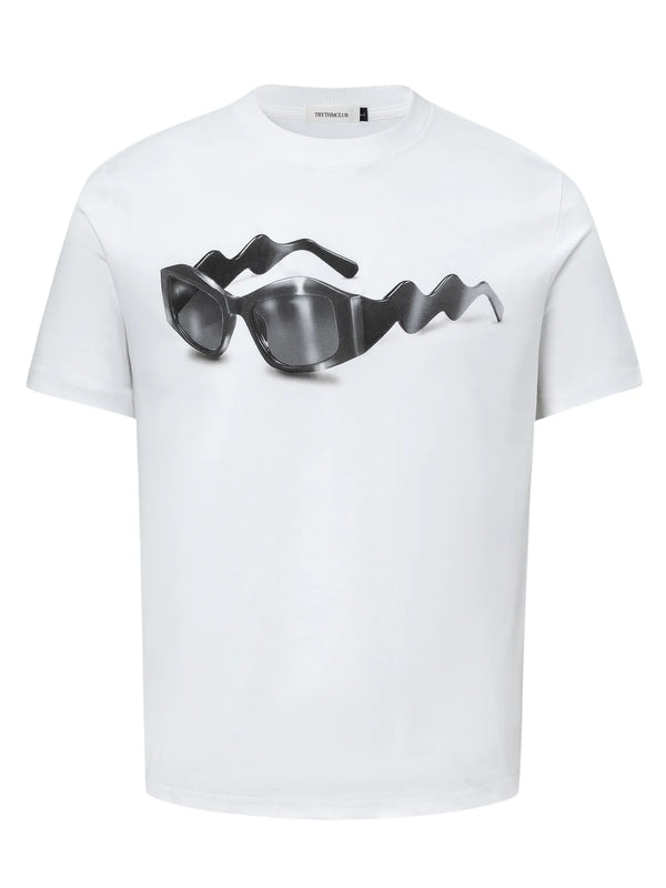 Men's Sunglasses Graphic Round Neck Short Sleeve T-Shirt