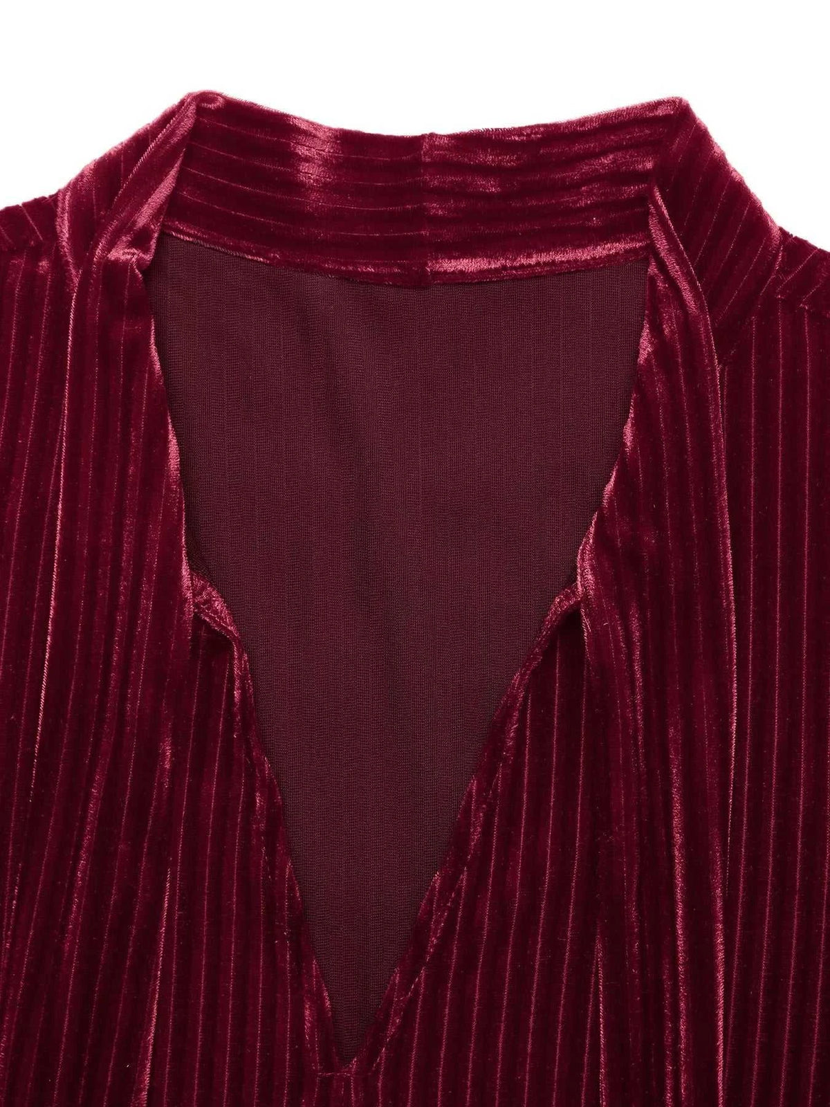 Velvet Tie Front Tiered Mini Dress 100100994495878 52 Affordable Fashion Under $100 Jerry's Apparel 