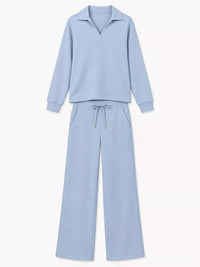 Dropped Shoulder Top and Pants Set 101001926020102 36 Gifts for Her Jerry's Apparel 