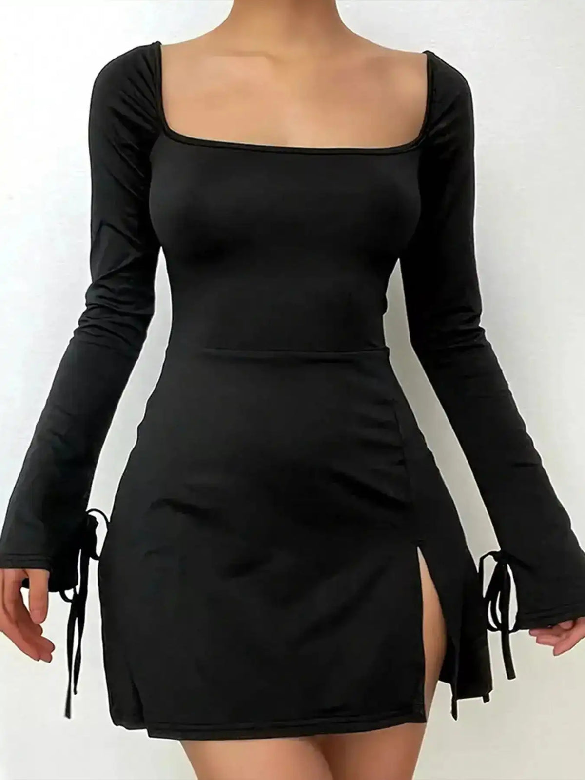 Slit Flare Sleeve Mini Dress 101001569319277 31 Gifts for Her Jerry's Apparel 