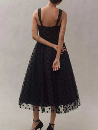 Polka Dot Tulle Sleeveless Midi Dress 100100076066300 50 Affordable Fashion Under $100 Jerry's Apparel 