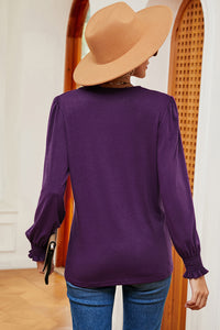 V-Neck Long Sleeve T-Shirt