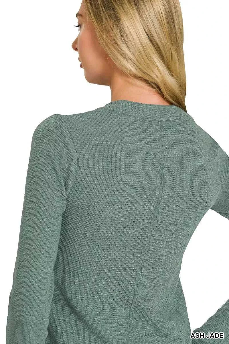 Zenana Double Knit Snap Button Shirts 100100148861032 28 Affordable Fashion Under $100 Jerry's Apparel 