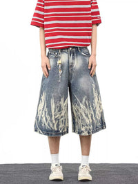 Men's Full Size Wide-Leg Denim Shorts Plus Size 100400199294429 44 Affordable Fashion Under $100 Jerry's Apparel 