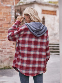 Oversized Plaid Button Up Shacket 100100074094768 50 Affordable Fashion Under $100 Jerry's Apparel 