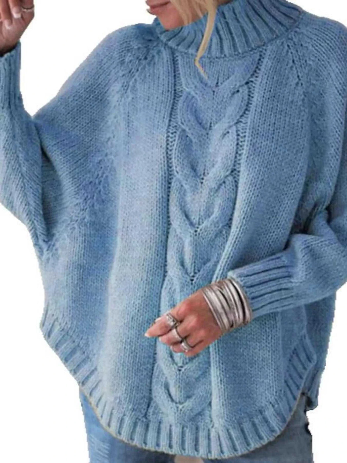 Cable-Knit Long Sleeve Sweater 100100862804936 23 Affordable Fashion Under $100 Jerry's Apparel 
