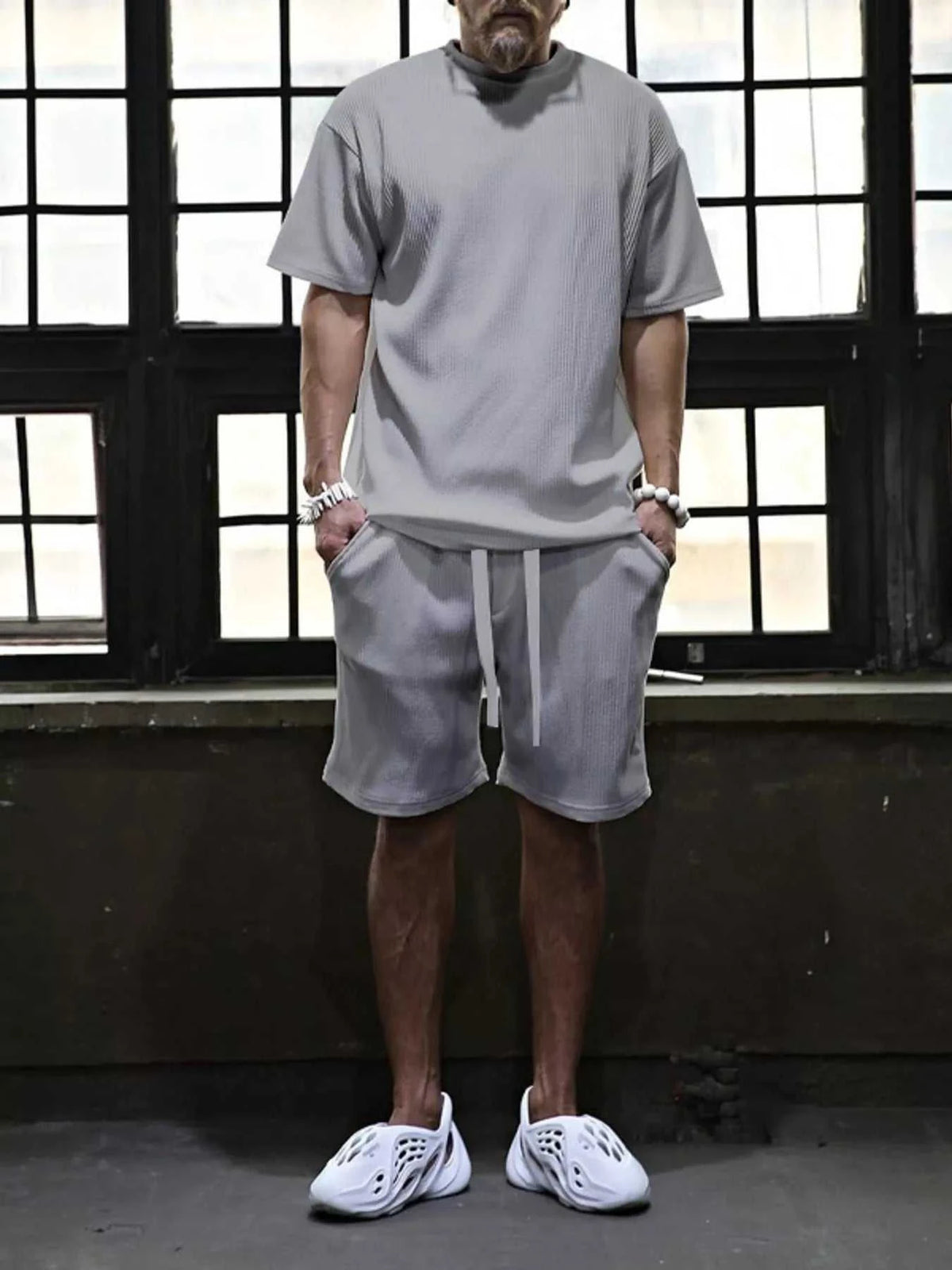 Men's Full Size Short Sleeve Top and Shorts Set Plus Size 100400751255391 43 Gifts for Him Jerry's Apparel 