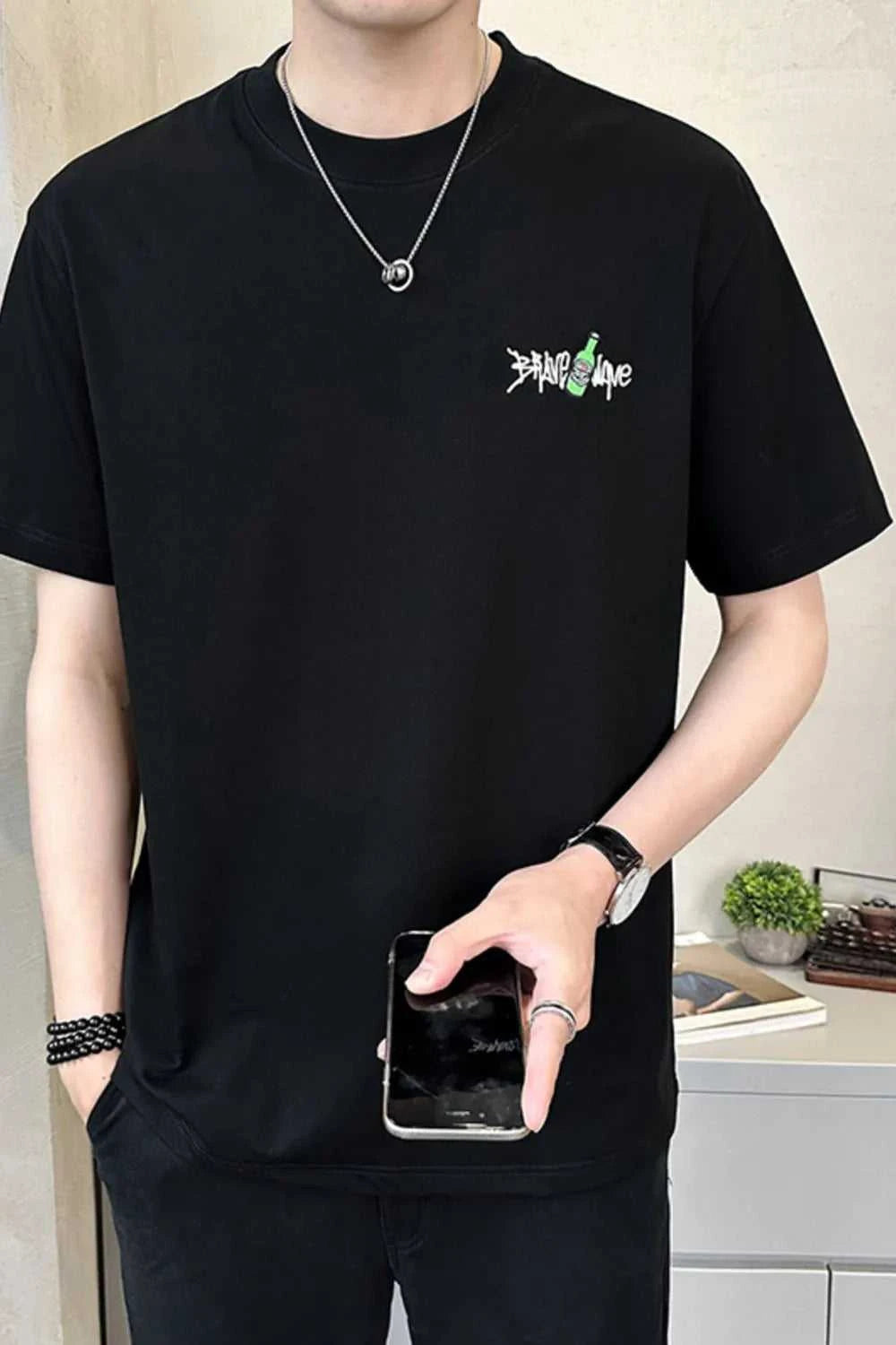 Men's Plus Size Graphic Round Neck Short Sleeve T-Shirt 100400688224231 83 Affordable Fashion Under $100 Jerry's Apparel 