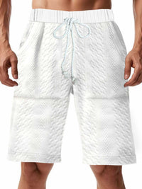 Men's Full Size Texture Drawstring Shorts Plus Size 100400880734003 36 Affordable Fashion Under $100 Jerry's Apparel 
