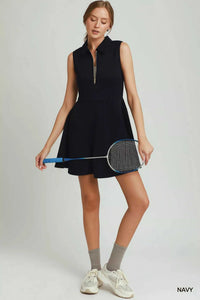 Umgee Collared Quarter Zip Tennis Dress 100100061181545 51 Affordable Fashion Under $100 Jerry's Apparel 