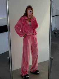 Zip Up Long Sleeve Top and Pants Set 100100041239879 73 Affordable Fashion Under $100 Jerry's Apparel 
