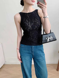Lace Round Neck Long Sleeve Top 100100846416323 30 Affordable Fashion Under $100 Jerry's Apparel 