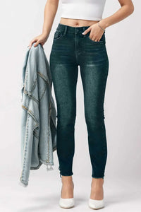 Mid-Rise Waist Skinny Jeans with Pockets 100100442969797 38 Affordable Fashion Under $100 Jerry's Apparel 