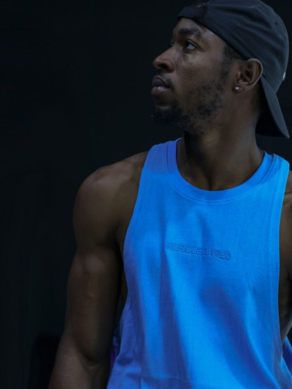 Men's Plus Size Round Neck Tank